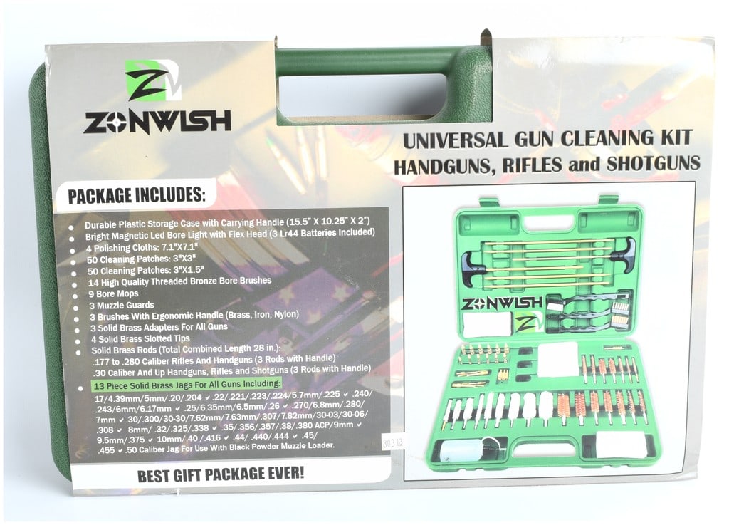 ZONWISH Universal Gun Cleaning Kit for Handguns Rifles Shotguns Contemporary (1 of 5)