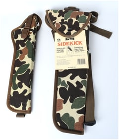 Uncle Mike's Sidekick Size 11 Camouflage Bandolier Hunting Holster Set, c. 1980s