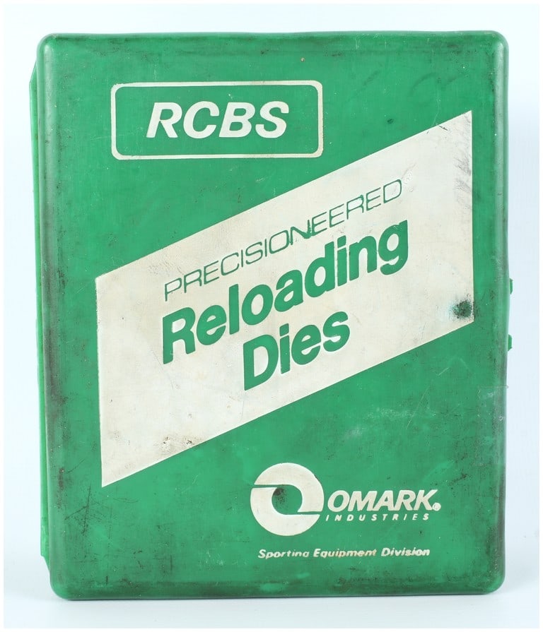 RCBS Omark Industries .357 Magnum 3-Die Reloading Set Part 18205 1970s-1980s: A vintage and complete three-die reloading set manufactured by RCBS, operating under the Omark Industries, Sporting Equipment Division banner. This set is specifically designed for the popular .357 Ma