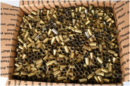 32 Lbs Of 9mm Luger Empty Brass Casings
