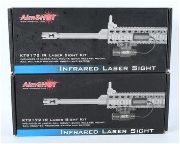 AimSHOT KT9172 Infrared IR Laser Sight Kit Lot of Two Modern Tactical Accessories