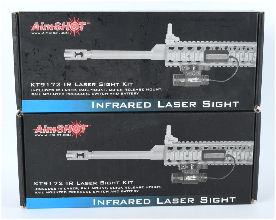 AimSHOT KT9172 Infrared IR Laser Sight Kit Lot of Two Modern Tactical Accessories (1 of 6)