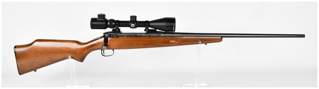 Savage Model 110E Bolt Action Rifle, Caliber 7mm Rem Mag, Mounted BARSKA Scope (1 of 20)