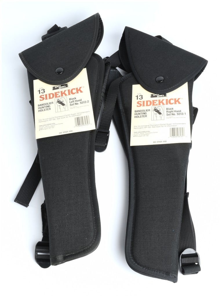 Uncle Mike's Sidekick Size 13 Bandolier Hunting Holster Pair NOS for T/C Contender XP-100 (1 of 4)