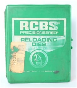 RCBS Precisioneered .223 Remington Full Length 2-Die Set in Original Green Case, Circa 1970s