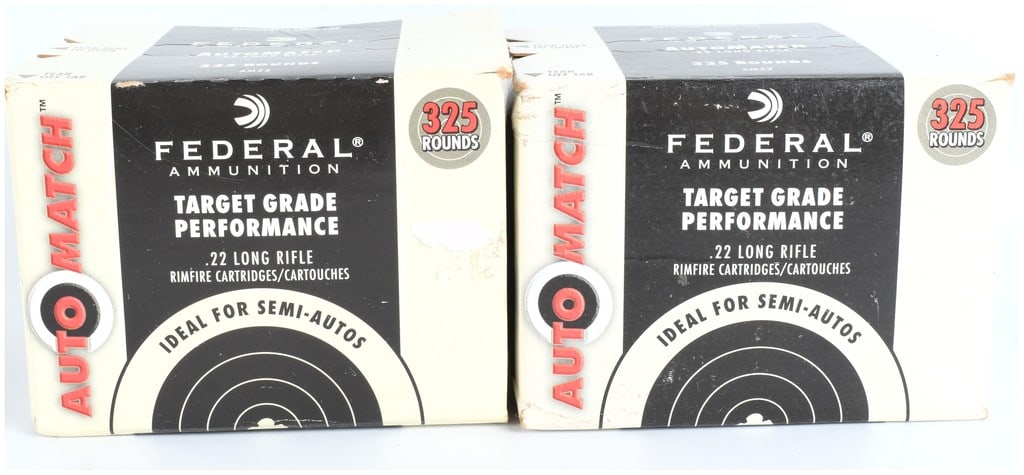 Federal Ammunition AutoMatch .22 LR Rimfire Cartridges, 650 Rounds, Early 21st Century (1 of 2)