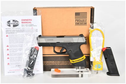 Mossberg MC2c Compact Semiautomatic 9mm Pistol, Brand New with 2 Magazines, c. 2022