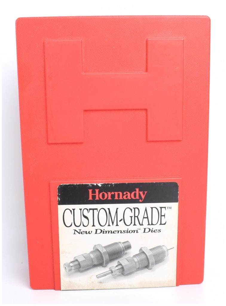 Hornady Custom-Grade New Dimension Series I 2-Die Set 7MM REM MAG: Hornady Custom-Grade New Dimension Series I Full Length 2 Die Set calibrated for 7MM REM MAG (7mm Remington Magnum) rifle cartridges. This system is designed for the precise full-length resizing and