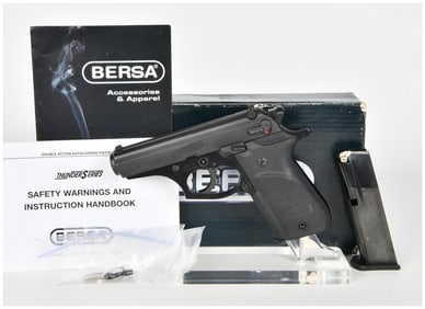 Bersa Thunder 380 Plus Semi-Automatic Pistol, .380 ACP, Matte Blue Finish, Modern
