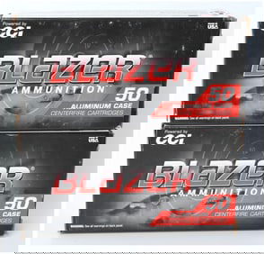 CCI Blazer Ammunition 40 S&W 165 gr. FMJ Aluminum Case Cartridges Modern Production