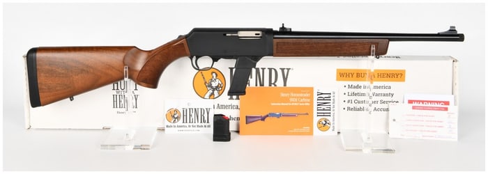 Henry Repeating Arms Homesteader H027-H9 Semi-Automatic 9mm Carbine, Brand New in Box, Modern