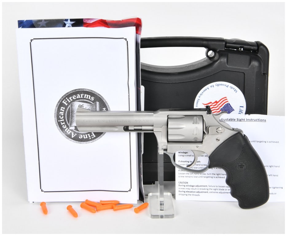 Charter Arms Target Pathfinder .22 LR Revolver, 8-Shot Stainless Steel, c. 2020 (1 of 18)