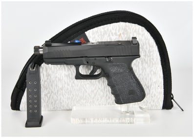 Glock Custom Model 19 9mm Semi-Automatic Pistol with Lone Wolf Threaded Barrel, c. 2010-2020