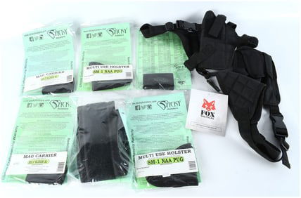 Sticky Holsters & Fox Tactical Concealed Carry and Tactical Holster Lot, 9 Pieces, Modern