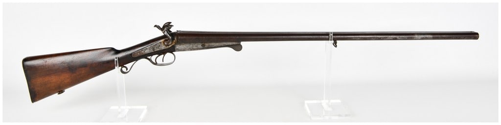 Unmarked Antique Pinfire Side-by-Side Double Barrel Shotgun, Circa 1860s (1 of 20)