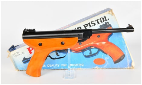 Pioneer Model G6435 .177 Caliber Break-Barrel Air Pistol with Original Box