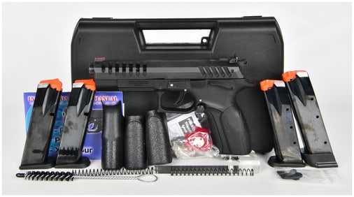 Grand Power X-Calibur 9mm Luger Semi-Automatic Pistol with 4 Magazines, c. 2020 Category: