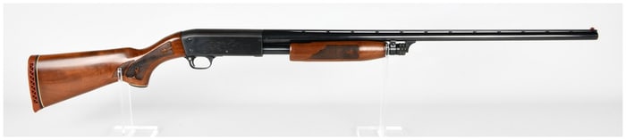 Ithaca Model 37 Featherlight Pump-Action Shotgun 20 Gauge Waterfowl Engraving