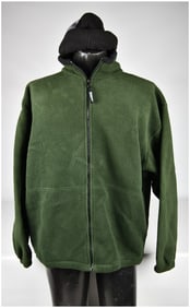 Two Items of Outdoor Apparel Including a Sierra Pacific 3061 Full-Zip Fleece Jacket and a Cabela's