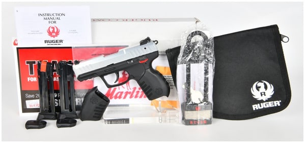 Ruger SR22 Semi-Automatic Pistol with Two Magazines and Original Box, circa 2012-Present