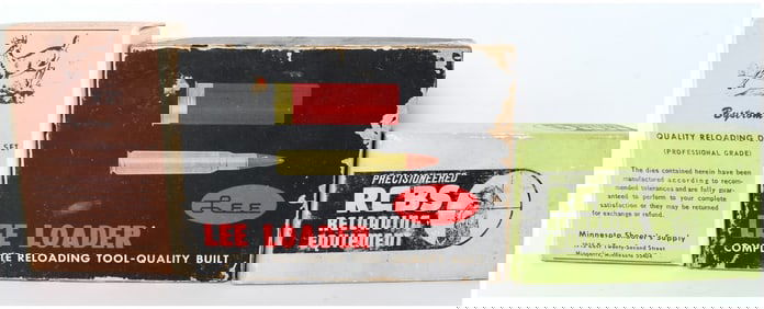 Vintage Reloading Die Collection: Lee Loader, RCBS .308 WIN, and Bystrom .44 MAG Sets (Mid-20th