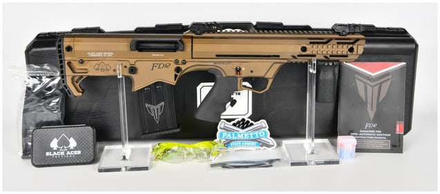 Black Aces Tactical FD12 Semi-Automatic Bullpup Shotgun, FDE Finish, Modern