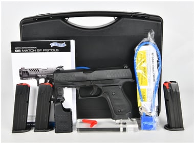 Walther Q4 SF Steel Frame 9mm Semi-Automatic Pistol with Original Case and Accessories, 2021
