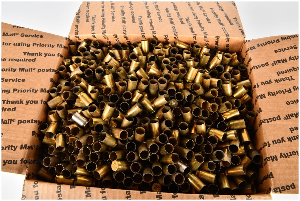 30 Lbs of .45 ACP Empty Brass Casings (1 of 2)