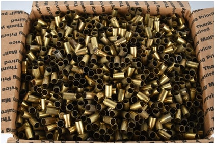 33 Lbs of 9mm Luger Empty Brass Casings
