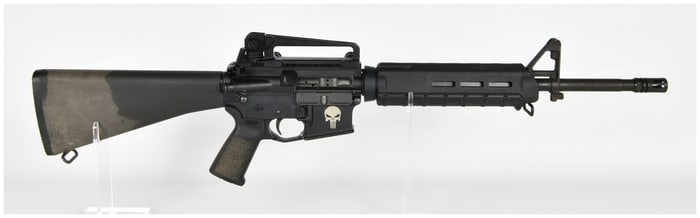 Anderson Manufacturing AM-15 Semi-Automatic Rifle with Custom Punisher Etching, 5.56 NATO, Modern