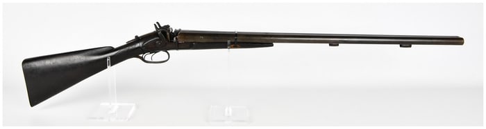 Unidentified External Hammer Double Barrel Shotgun, Percussion Style, c. 1860-1880