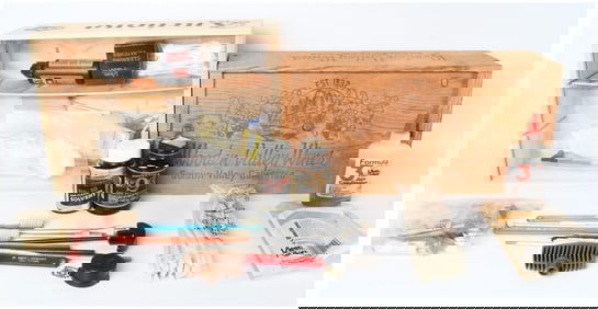 An Assortment of KleenBore Classic and Hoppe's Gun Cleaning Supplies