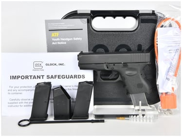Glock, Inc. Model 28 Semi-Automatic Pistol, .380 Auto, Brand New with Two Magazines, Modern