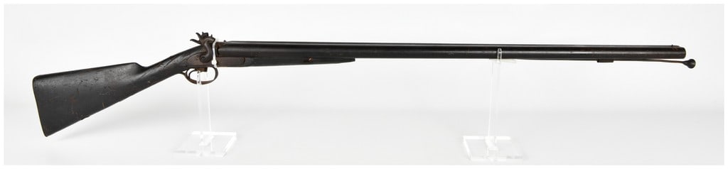 Antique Double-Barreled Percussion Shotgun with 36 Inch Barrels, Mid-19th Century (1 of 20)