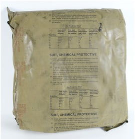 Military Chemical Protective Suit Class 1 Size Large Sealed