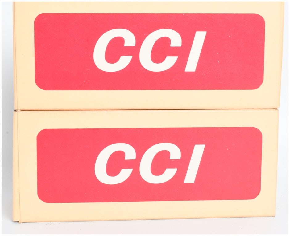 A Lot of 2000 CCI 300 Large Pistol Primers: This lot features a quantity of 2000 CCI 300 Large Pistol Primers intended for use in reloading centerfire handgun cartridges. The primers are contained within two original manufacturer boxes, each