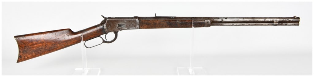 Winchester Model 1892 Lever Action Rifle .25-20 W.C.F. with Octagonal Barrel Antique (1 of 20)