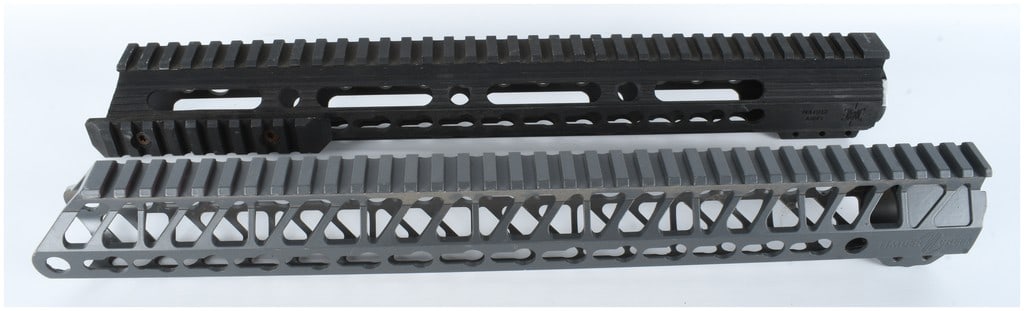 A Pair of Matrix Arms and Timber Creek Outdoors Enforcer KeyMod Handguards for AR-15 Pattern Rifles (1 of 5)