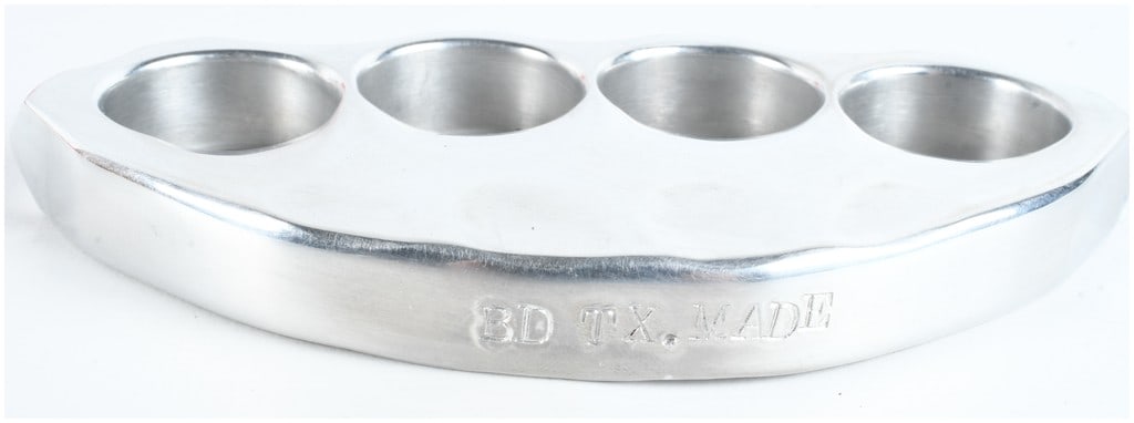 Brandon Davis Custom Texas Made Signed Knuckle Dusters - 4