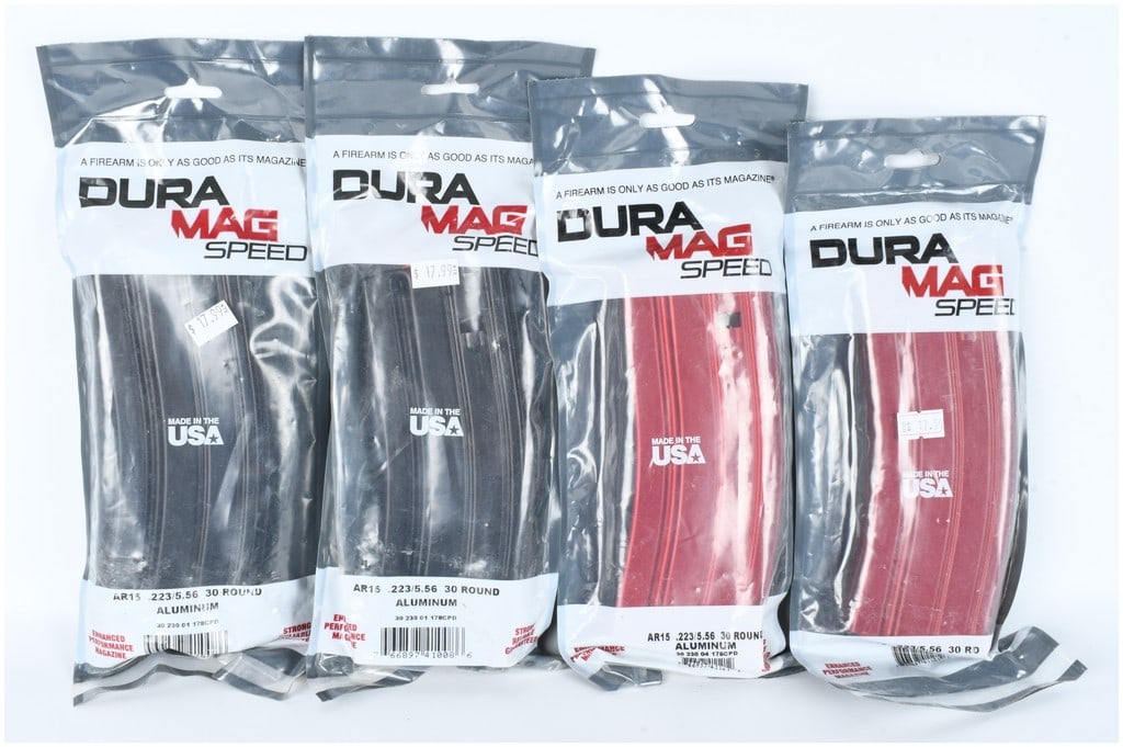 A Collection of 4 Dura-Mag Speed AR15 Magazines .223 Remington/5.56x45mm NATO (1 of 4)