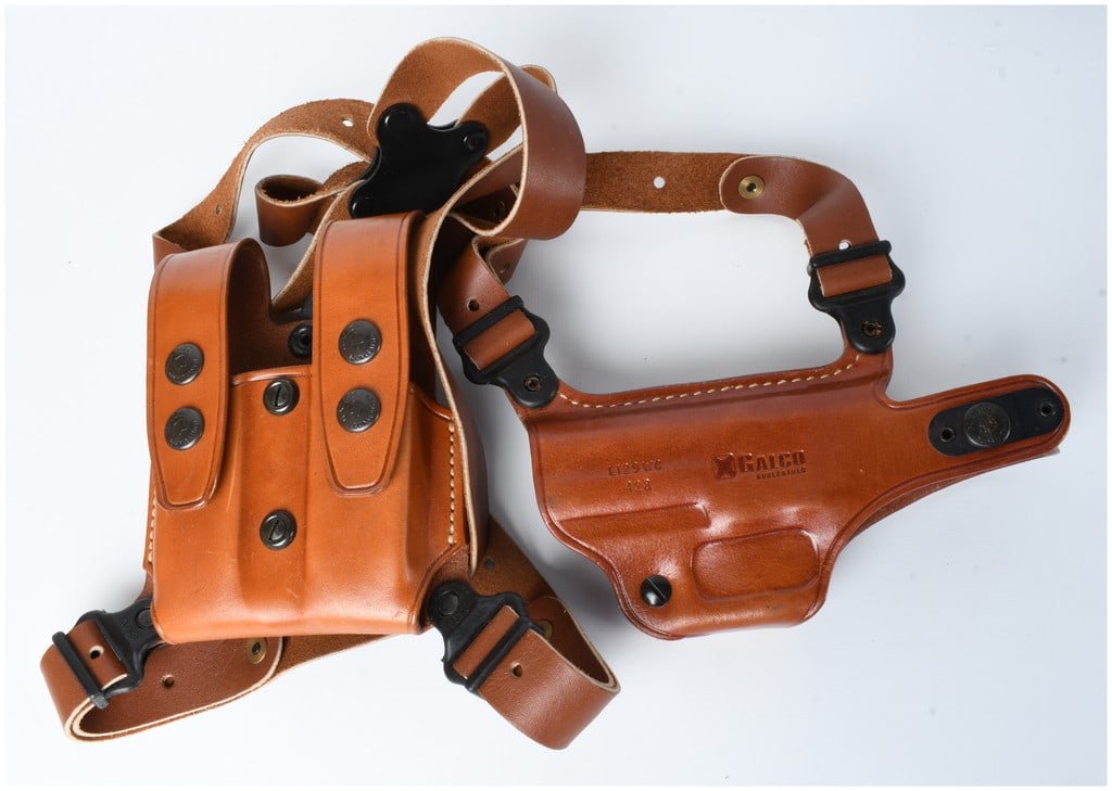 Galco Miami Classic Shoulder Holster System with Double Magazine Pouch (1 of 7)