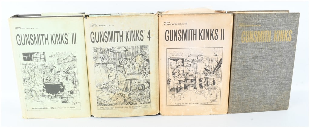 Brownell, Bob. Gunsmith Kinks, Volumes I-IV. Brownells Inc., 1983-2000. (1 of 3)
