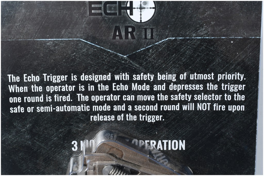 FosTech Echo AR II Binary Trigger Assembly - 4