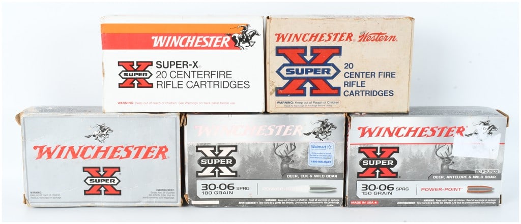 A Lot of 92 Rounds of Winchester Super-X .30-06 Springfield Ammunition (1 of 3)