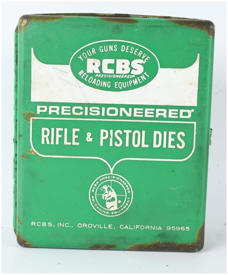 A Group of 5 RCBS Form Set 219 DW Fr. 30-30 Reloading Dies .219 Donaldson Wasp: This lot features a group of 5 RCBS reloading dies designed for forming .219 Donaldson Wasp brass from .30-30 Winchester parent cases. The set is housed in a green plastic storage case with a hinged l