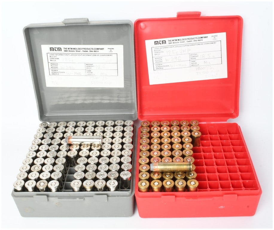 A Lot of 145 Rounds of .357 Magnum Hand-Reloaded Ammunition (1 of 3)