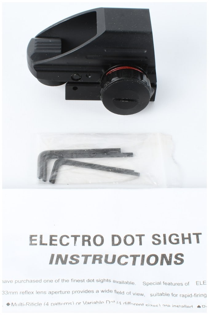 A Multi-Reticle Electro Dot Reflex Sight with 33mm Aperture (1 of 5)