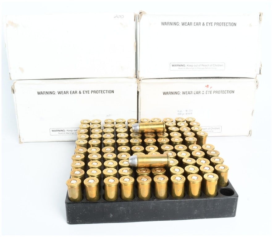 A Lot of 100 Cartridges .44 S&W Special Ammunition (1 of 3)