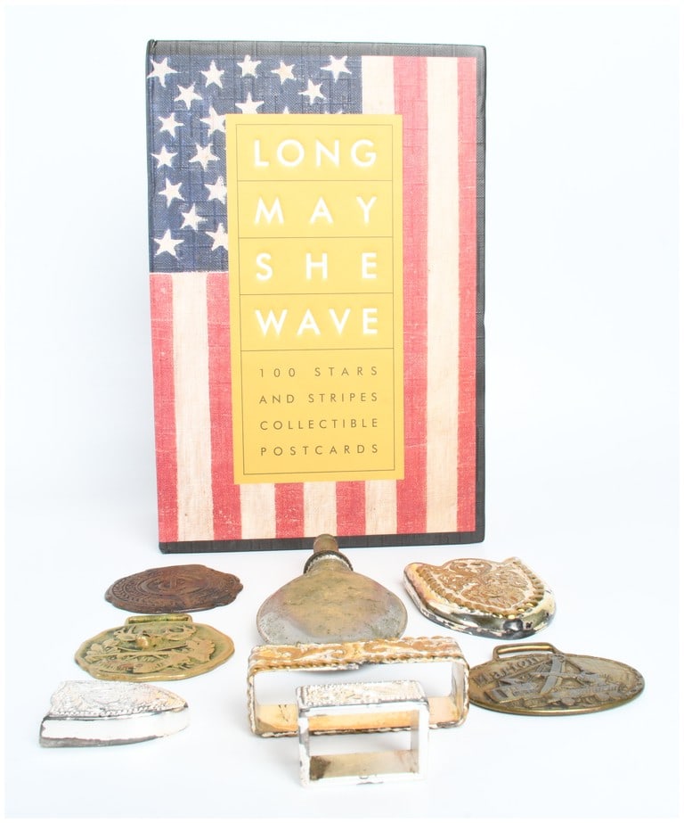 Long May She Wave Postcard Collection and Assorted Metal Collectibles (1 of 5)