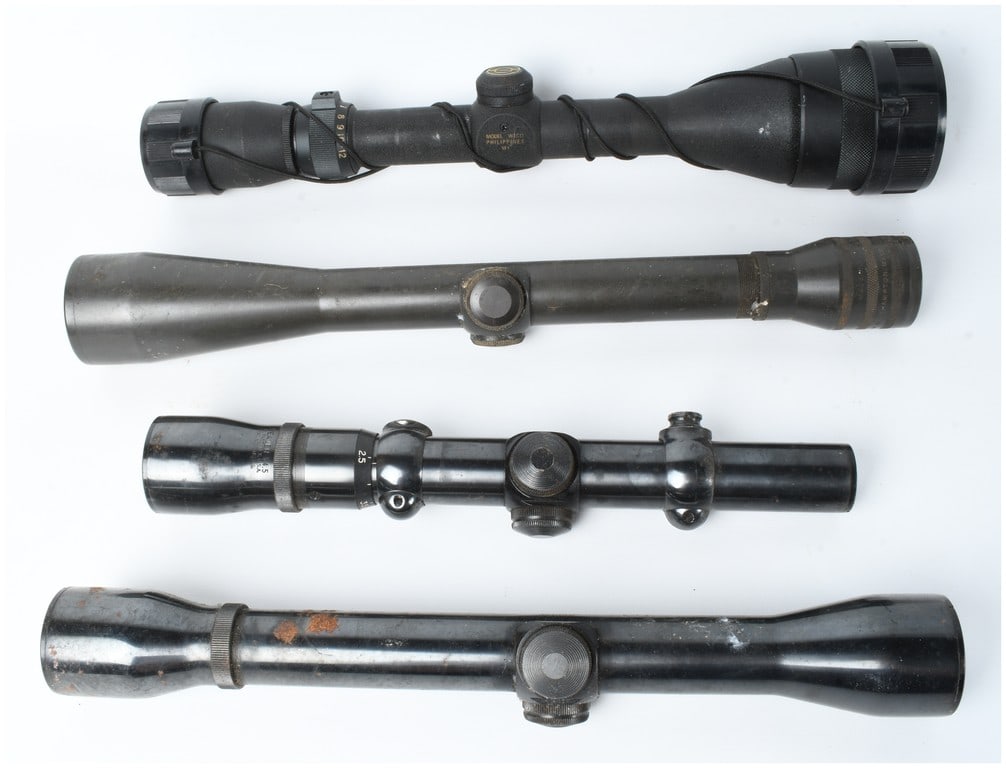 An Assortment of 4 Rifle Scopes by Simmons and Weaver (1 of 7)